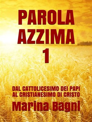 cover image of Parola Azzima 1